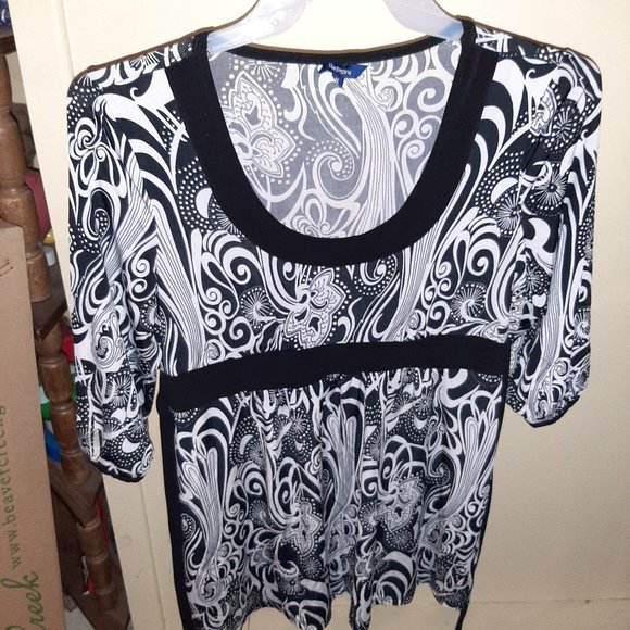 Reitmans XL Blouse with ties - Picture 1 of 3
